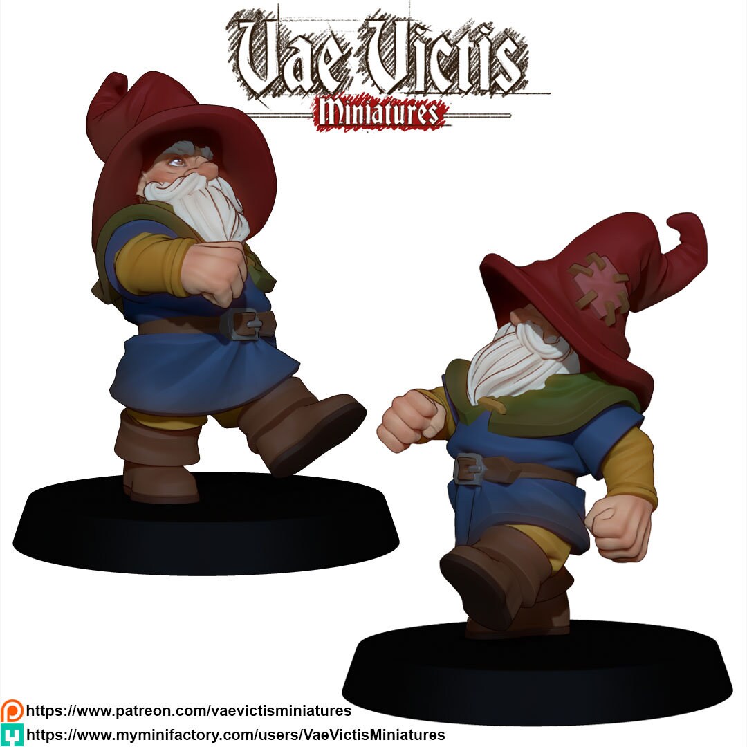 Gnome by Vae Victis Miniatures 28mm scale Fantasy Miniature VVM 0122