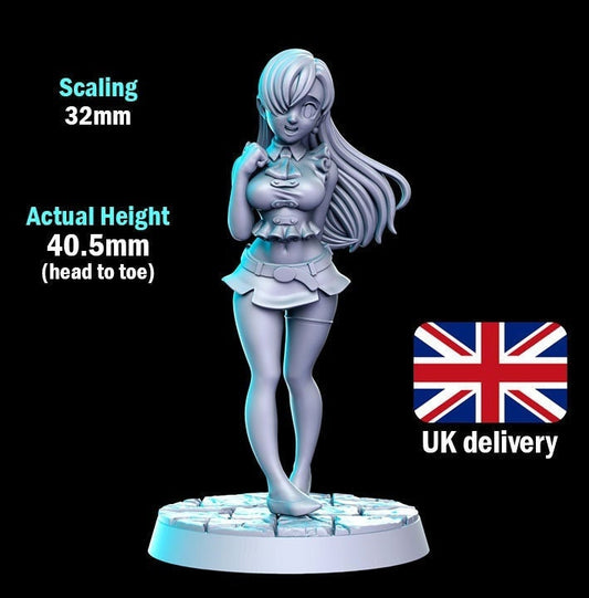 Elizabeth - by RN Estudio 32mm Fantasy Female Miniature RN0164