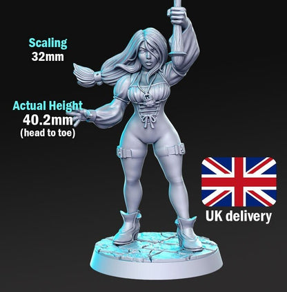 Seila Phillipos - by RN Estudio Female 32mm Miniature