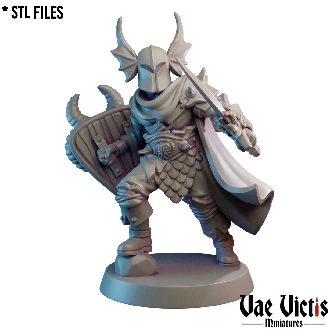 Evil Warrior by Vae Victis 32mm Scale Fantasy Miniature