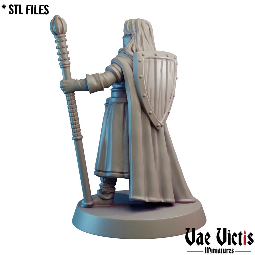 Lawful hero by Vae Victis 32mm Scale Fantasy Miniature