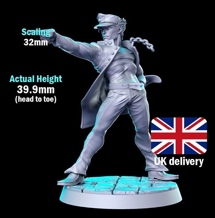 Jotaro - by RN Estudio 32mm Miniature  RN0165