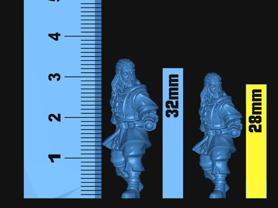 Male Fighter by Vae Victis Miniatures 28mm or 32mm scale Fantasy Miniature VVM 0125