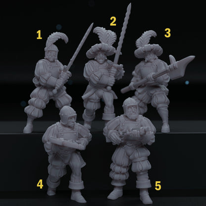 Sword for Hire Bundle Set Part 3 by Vae Victis Miniatures 28mm or 32mm scale Fantasy Miniature VVM 0127