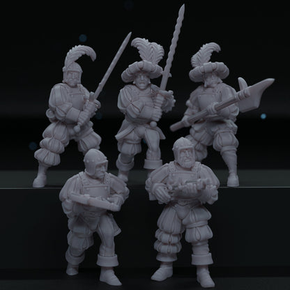 Sword for Hire Bundle Set Part 3 by Vae Victis Miniatures 28mm or 32mm scale Fantasy Miniature VVM 0127