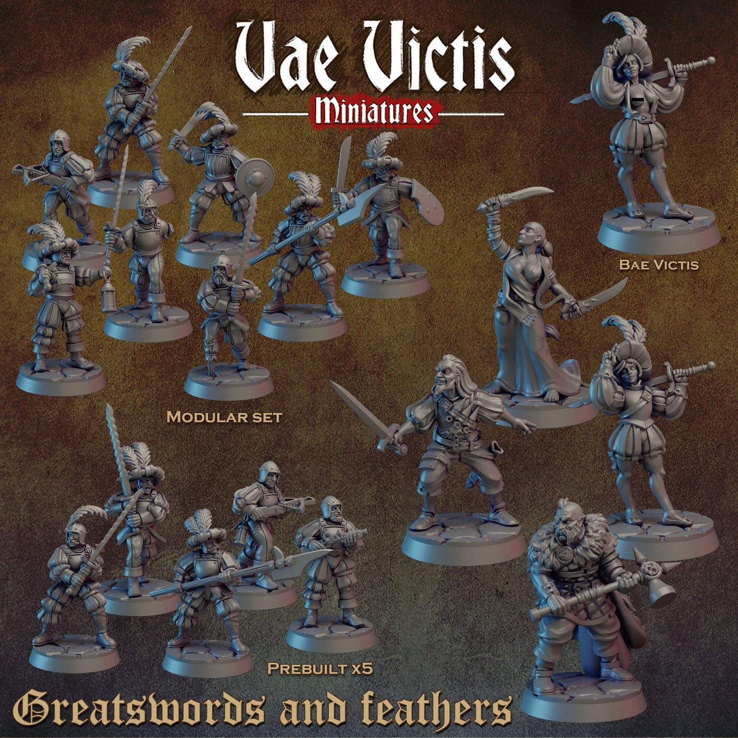 Augur by Vae Victis Miniatures 28mm or 32mm scale Female Fantasy Miniature  VVM 0127