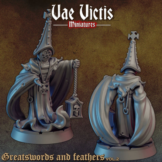 Dark Priest by Vae Victis Miniatures 28mm or 32mm scale Fantasy Miniature VVM 0130