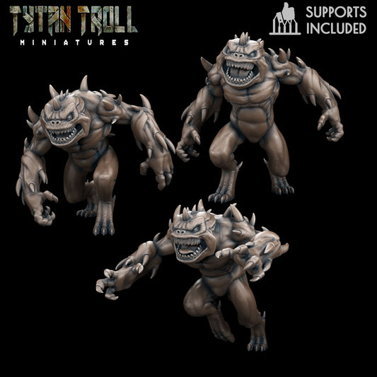 DeathSlaad Bundle Set by Tytan Troll Miniatures 32mm scale Fantasy Miniature TTM 4729