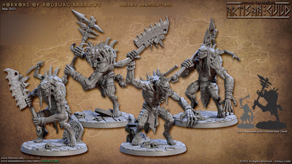 Barrow Abominations Kit I Bundle Set by Artisan Guild Heroic 32mm Scale Fantasy Miniature AG1300