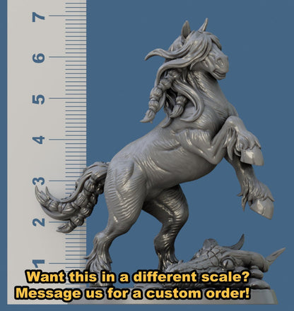 Gunnar on Svadilfari - The Horse King by Artisan Guild Heroic 32mm Scale Fantasy Miniature AG1304