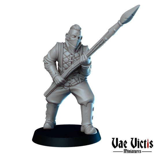 Human Bandit Male by Vae Victis Miniatures 32mm Scale Fantasy Miniature  VVM 0018