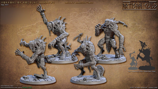Barrow Abominations Kit II Bundle Set by Artisan Guild Heroic 32mm Scale Fantasy Miniature AG1300