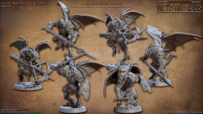 Draconian Shock Troops Kit I Bundle Set by Artisan Guild Heroic 32mm Scale Fantasy Miniature AG1302