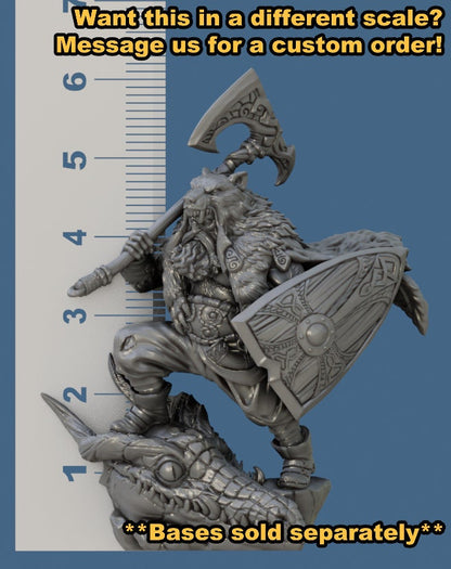 Thane Gunnar by Artisan Guild Heroic 32mm Scale Fantasy Miniature AG1304