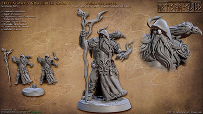 Wodan the Allseer by Artisan Guild Heroic 32mm Scale Fantasy Miniature AG1305