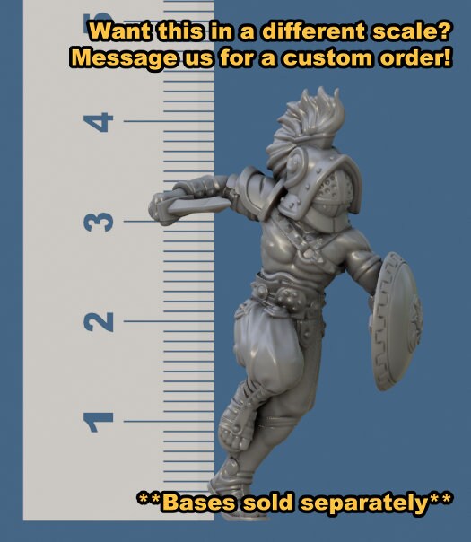 Gladiator Human by Vae Victis Miniatures 32mm Scale Fantasy Miniature  VVM 0017