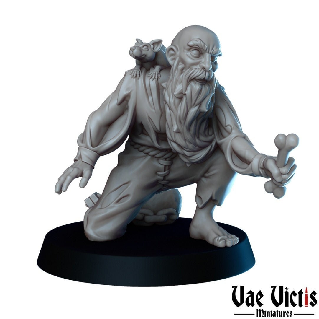 Old Prisoner by Vae Victis Miniatures 32mm Scale Fantasy Miniature  VVM 0012