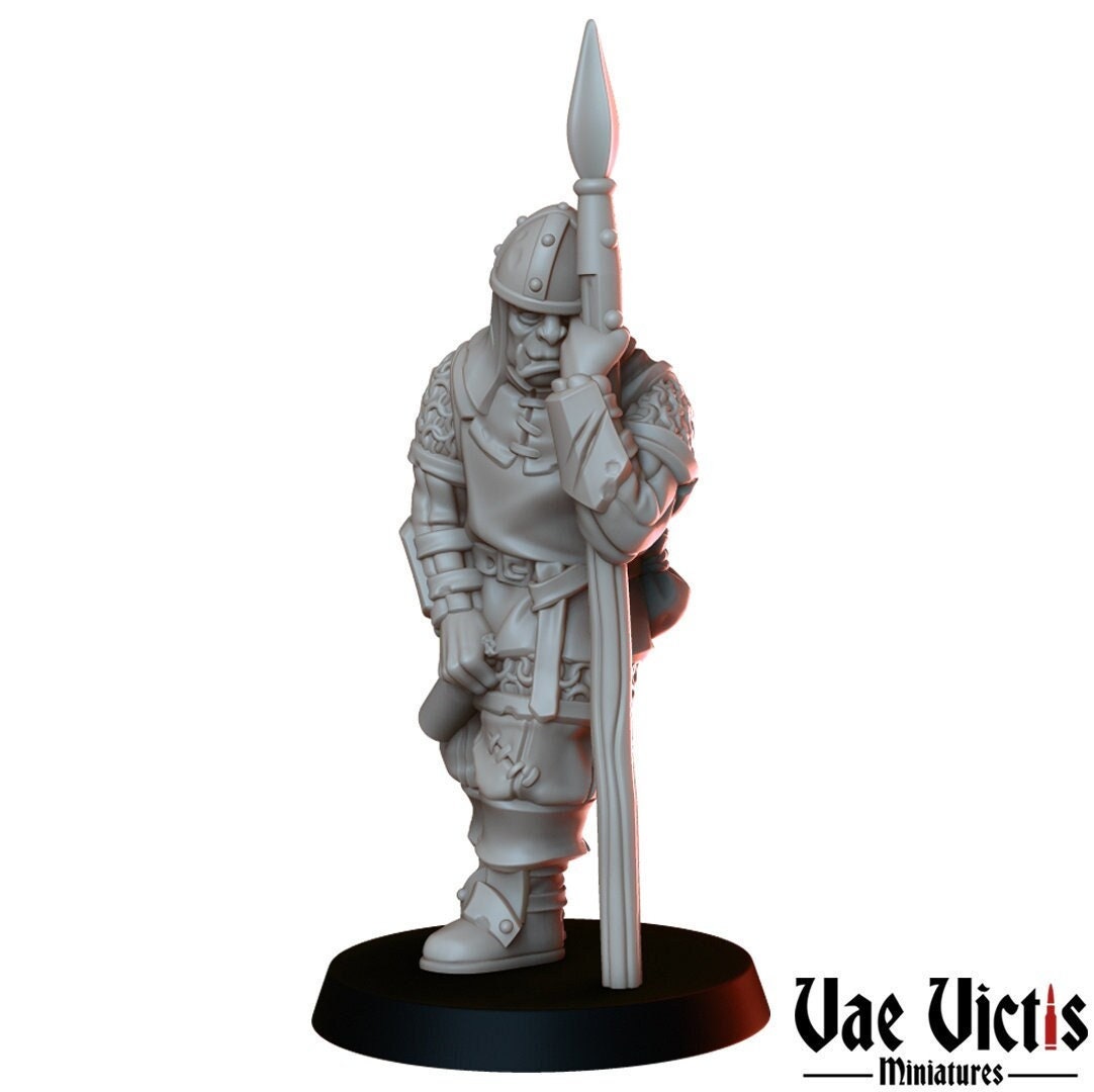 Orc Guard by Vae Victis Miniatures 32mm Scale Fantasy Miniature  VVM 0012