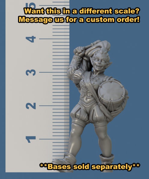 Elf Drummer by Vae Victis Miniatures 32mm Scale Fantasy Miniature  VVM 0014