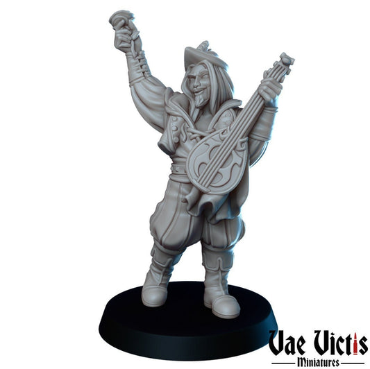 Human Bard by Vae Victis Miniatures 32mm Scale Fantasy Miniature  VVM 0014