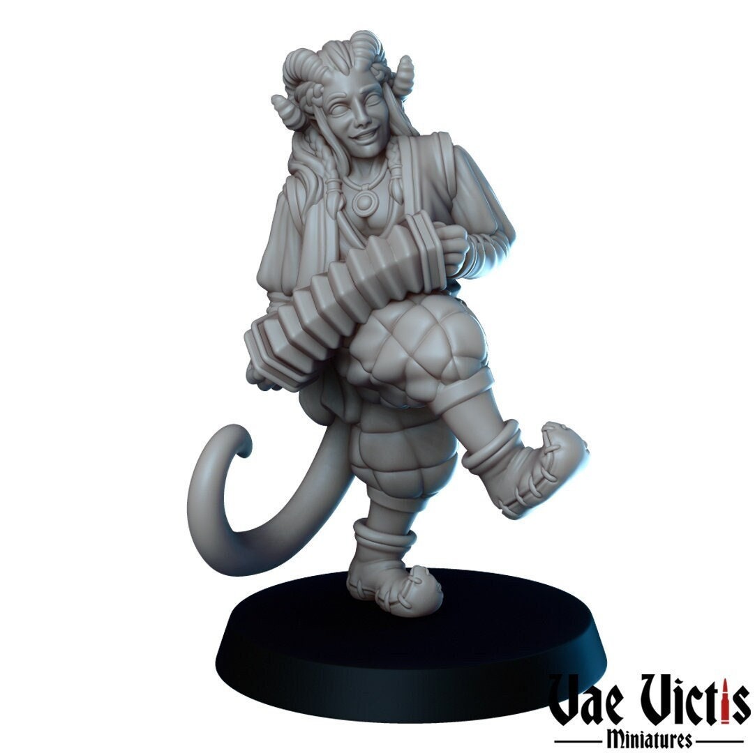 Tiefling Concertina by Vae Victis Miniatures 32mm Scale Fantasy Miniature  VVM 0014