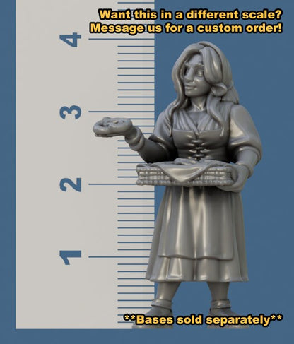 Bretzel Lady by Vae Victis Miniatures 32mm Scale Fantasy Miniature  VVM 0015