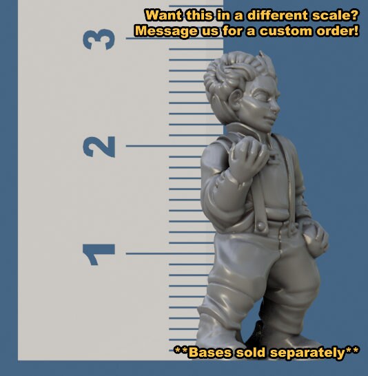 Tiefling Boy/Girl by Vae Victis Miniatures 32mm Scale Fantasy Miniature  VVM 0015