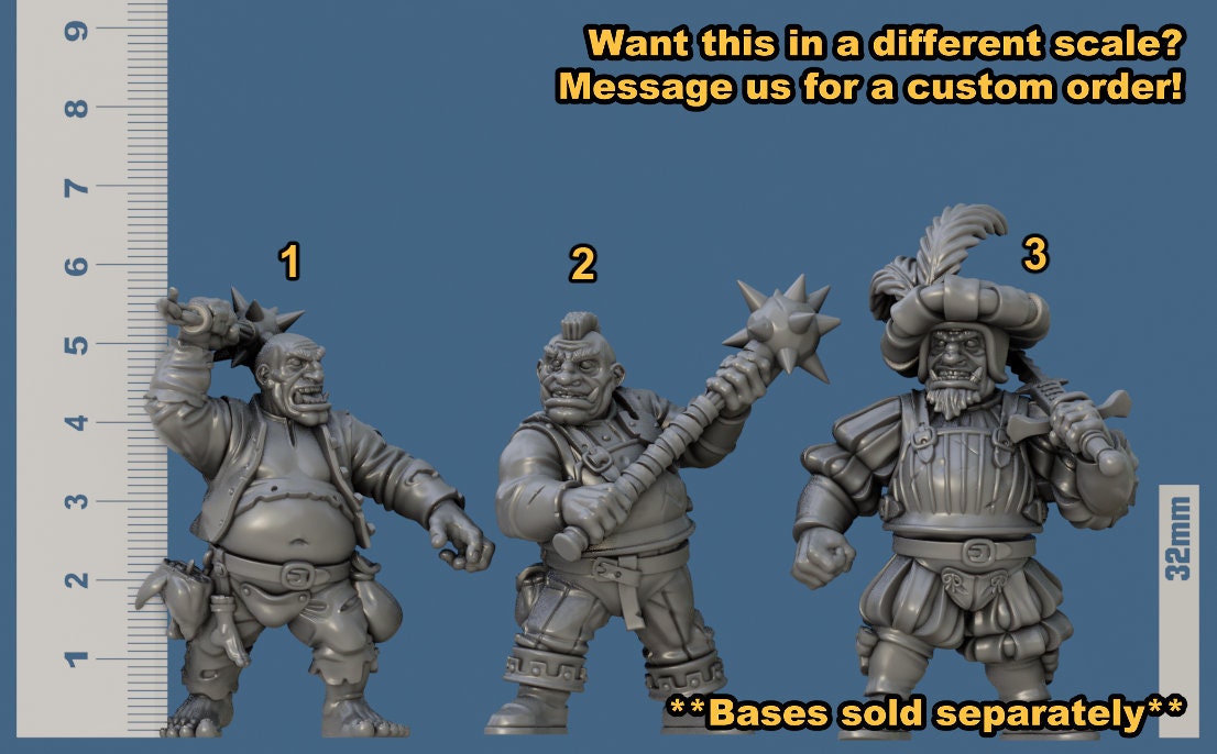 Ogres Bundle Set by Vae Victis Miniatures 28mm or 32mm scale Fantasy Miniature VVM 0132