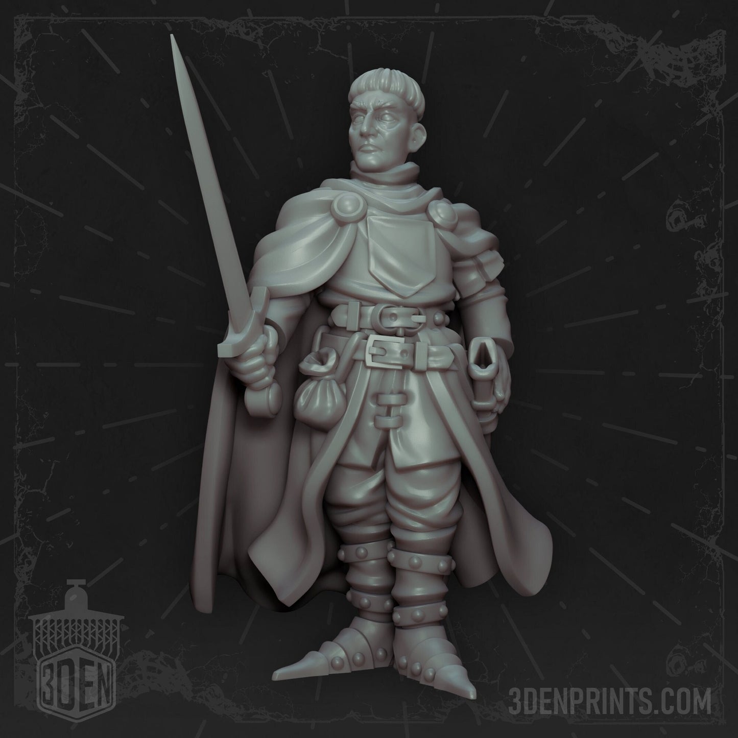 Proud Knight by Vae Victis Miniatures 28mm or 32mm scale Fantasy Miniature  VVM 0132