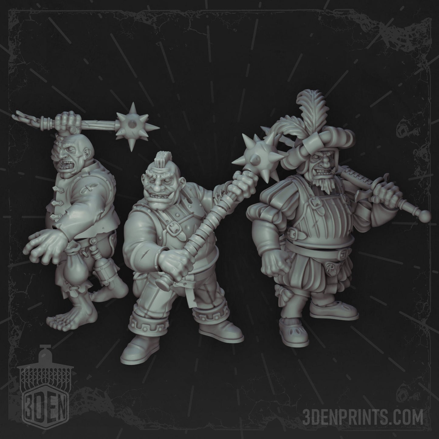 Ogres Bundle Set by Vae Victis Miniatures 28mm or 32mm scale Fantasy Miniature VVM 0132