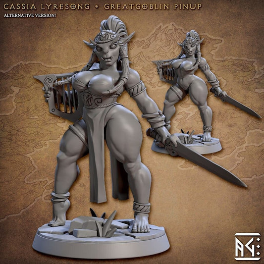 Cassia Lyresong by Artisan Guild Heroic 32mm Scale Fantasy Miniature AG1306