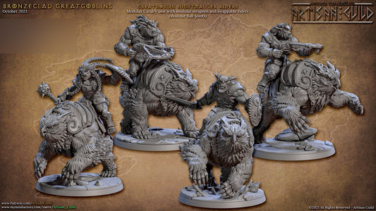 Nightmauler Riders Kit I Bundle Set by Artisan Guild Heroic 32mm Scale Fantasy Miniature AG1306