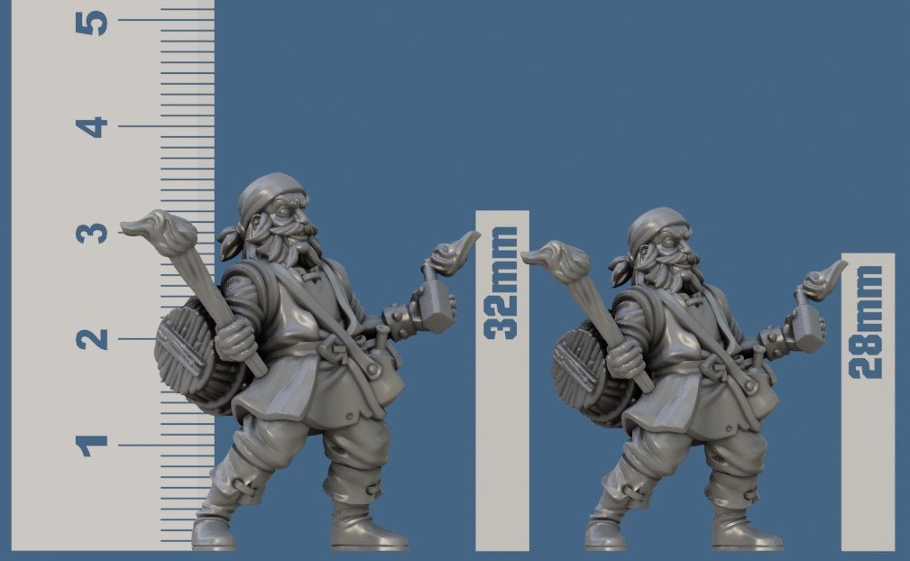 Demolition Expert by Vae Victis Miniatures 28mm or 32mm scale Fantasy Miniature  VVM 0133