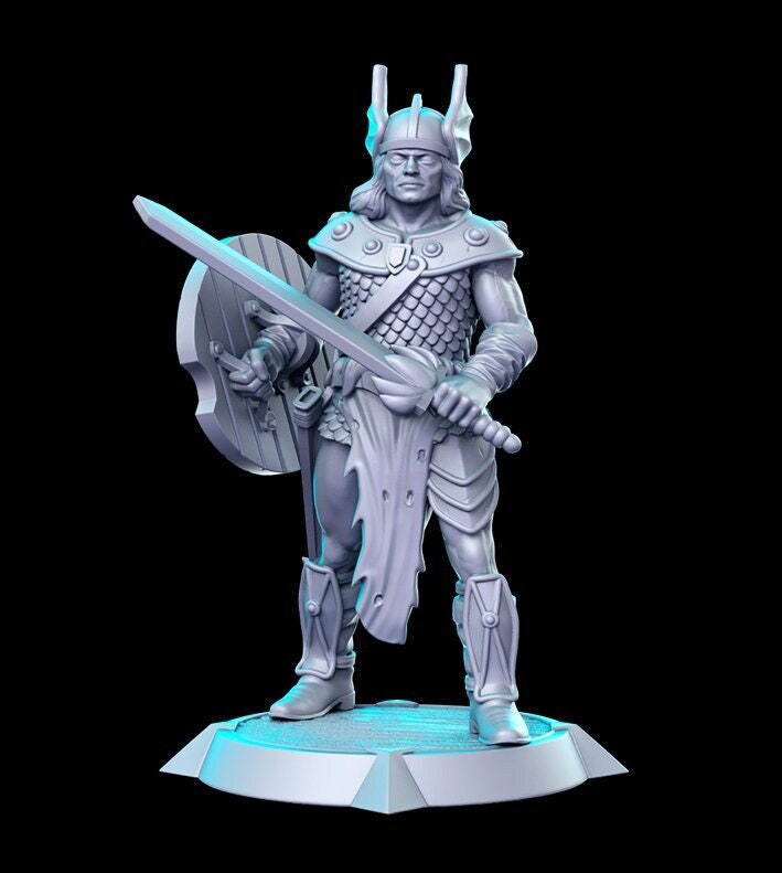 Caramon by RN Estudio Heroic Scale Fantasy Miniature RN 0172