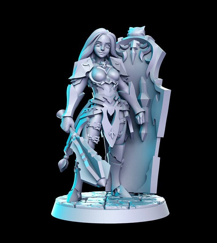 Kisara by RN Estudio Heroic Scale Fantasy Miniature RN 0172