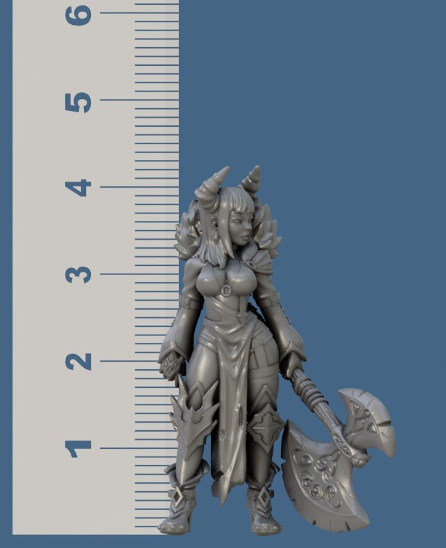 Soraya by RN Estudio Heroic Scale Fantasy Miniature RN 0130