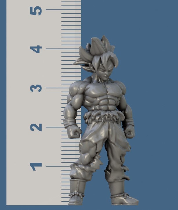 Goku Ultra Instinct by RN Estudio Heroic Scale Fantasy Miniature RN 0174