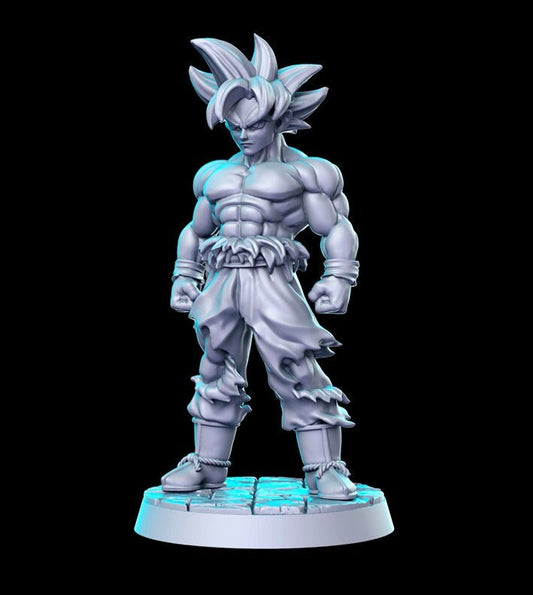 Goku Ultra Instinct by RN Estudio Heroic Scale Fantasy Miniature RN 0174