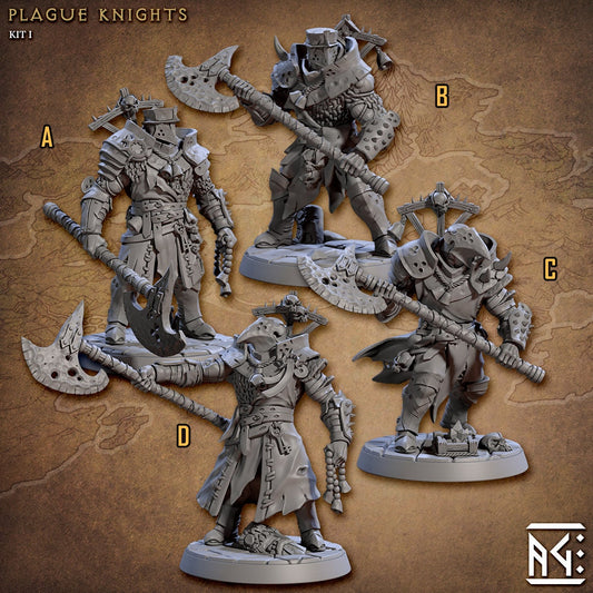 Plague Knights Kit I Bundle Set by Artisan Guild Heroic 32mm Scale Fantasy Miniature AG1308