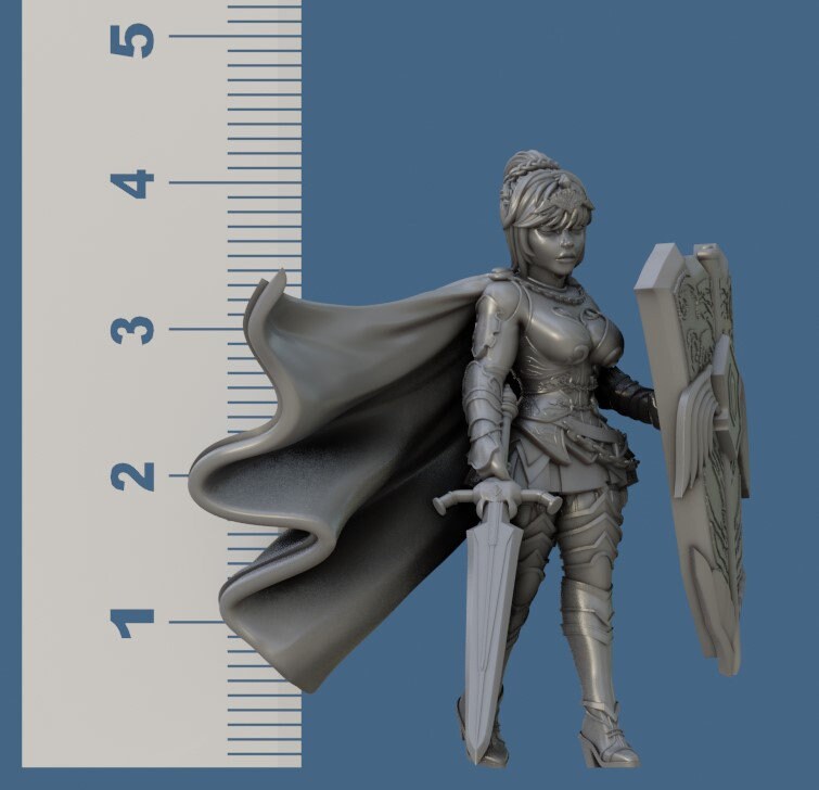 Charlotte by RN Estudio Heroic Scale Fantasy Miniature RN 0174