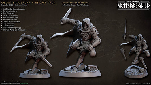 Garrett Shadowgear by Artisan Guild Heroic 32mm Scale Fantasy Miniature AG1212