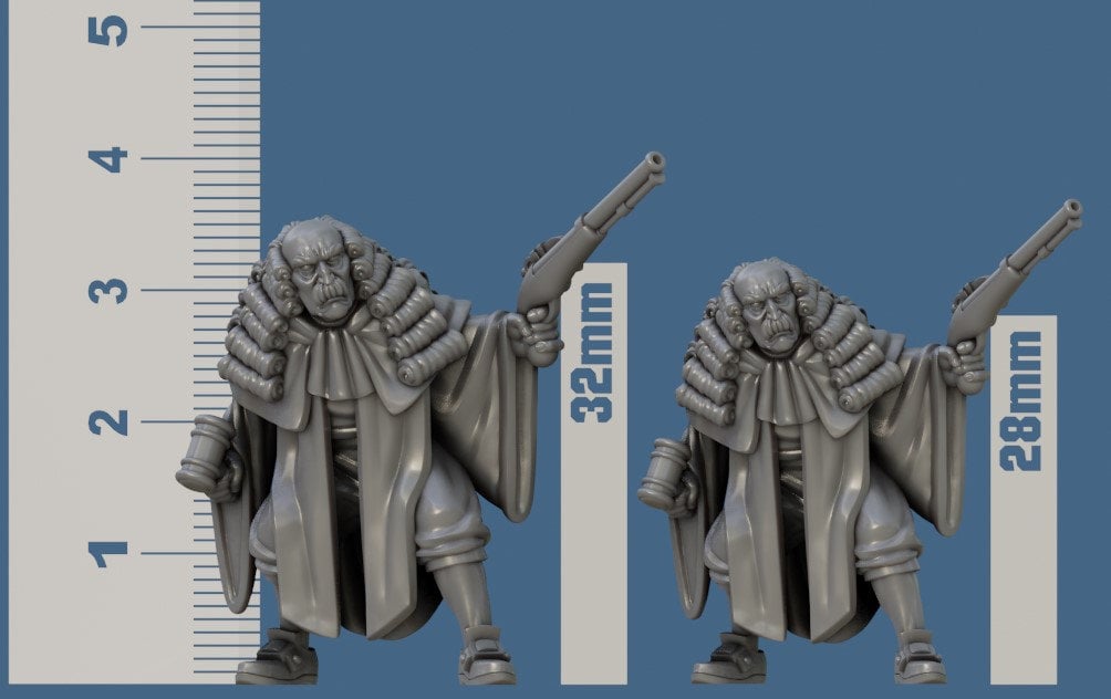 Rogue Judge by Vae Victis Miniatures 28mm or 32mm scale Fantasy Miniature  VVM 0136