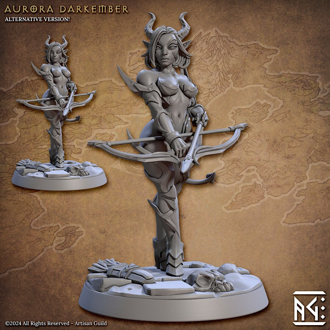 Aurora Darkember by Artisan Guild Heroic 32mm Scale Fantasy Miniature AG1311