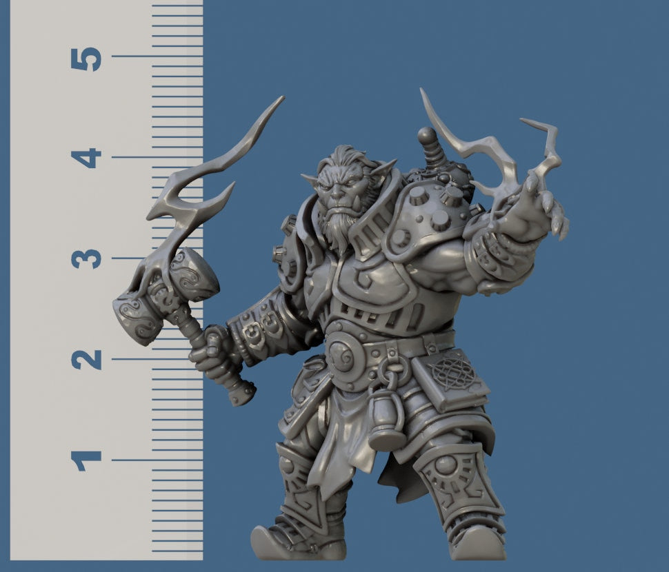 Dumak Bronzebolt by Artisan Guild Heroic 32mm Scale Fantasy Miniature AG1311