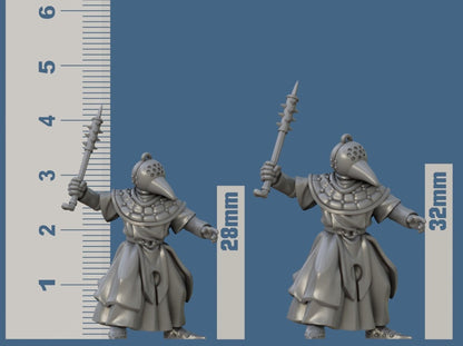 Beak Knight by Vae Victis Miniatures 28mm or 32mm scale Fantasy Miniature  VVM 0137