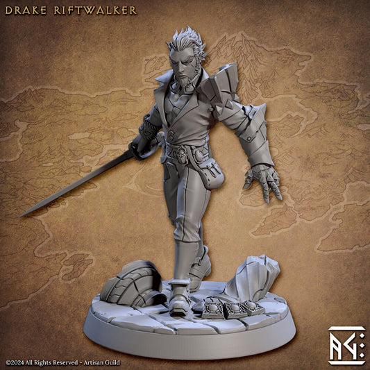 Drake Riftwalker by Artisan Guild Heroic 32mm Scale Fantasy Miniature AG1311